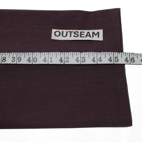 Meyer NWT Dress Pants Size 102 (US 36) Bonn in Purple Polyester & Wool